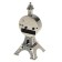 Clock - desktop an alarm clock "Eiffel Tower", discrete move, d -6.5 cm, 19 x 8.5 cm, aa