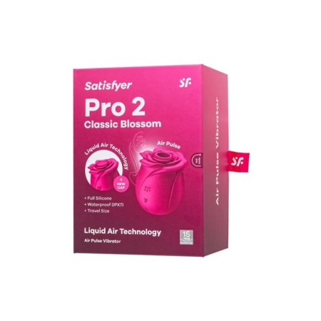 Vacuum-wave stimulator Satiffyer Pro 2 Classic Blossom, silicone, 6.6 cm-11