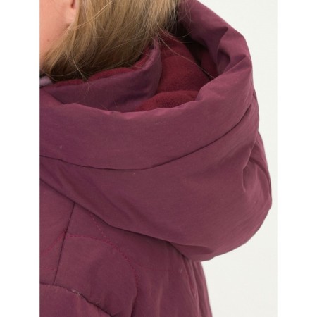 Coat for girls, height 110 cm, purple color-4