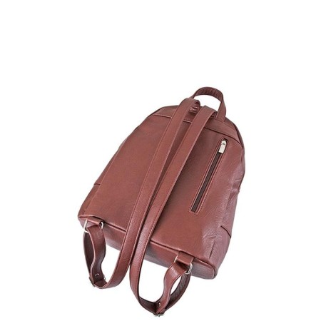 Backpack claim. Kozh, 2 parts with lightning, burgundy color 28x13x33-1