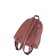 Backpack claim. Kozh, 2 parts with lightning, burgundy color 28x13x33