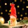 Decorative candle "Fairytale Snowman", 6.2x5x13.2 cm, red