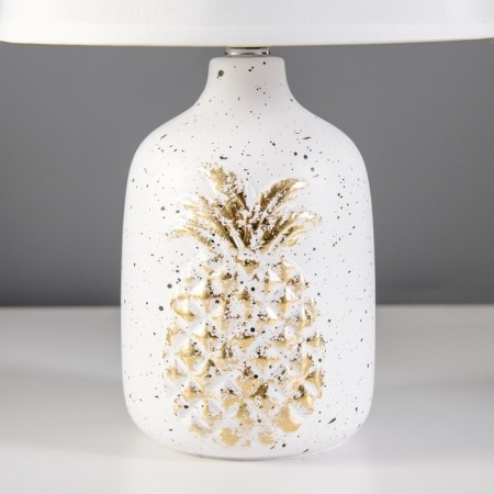Board lamp "Pineapple" E14 40W white gold 20x20x32cm Risalux-3