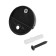 Door stop U103BL, D = 42 mm, h = 23 mm, black color