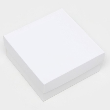 The box is folding, the lid is, white, 12 x 12 x 5 cm-1