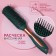 Comb massage, rubberized pen, 5 × 24 cm, green/golden color