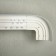 Three -cereal cornice "Ultracompact. Grace silver ", 160 cm, with a decorative bar 7 cm, elegan