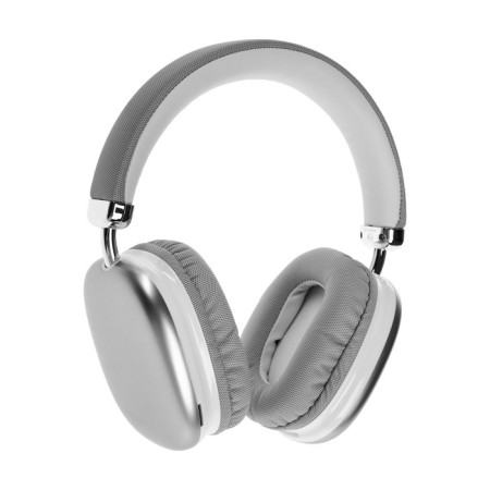 Wireless headphones RX-8 are full-sized, microphone, BT5.3, AUX, 400 Mach, silver-3
