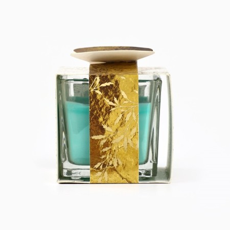 New Year's candle in a glass "Time of miracles and magic", aroma spruce bumps-5