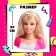 Doll of a mannequin for creating hairstyles "Beauty", with false strands and accessories