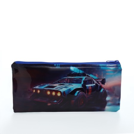 Lightning cosmetic bag, blue color-1