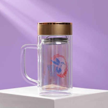 Glass heat -glass "Love yourself", 350 ml-3