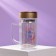 Glass heat -glass "Love yourself", 350 ml