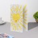 Postcard "Beloved Mom!" Congrev, embossing, yellow heart, 12.5x19.5 cm