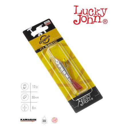 Balancir Lucky John Classic 5 + tee, 5 cm, color 12hrt blister-2