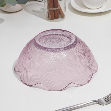 Complete glass salad bowl, 1.25 l, d = 22 cm, h = 9 cm-2