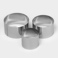 A set of baking forms and calculation 
