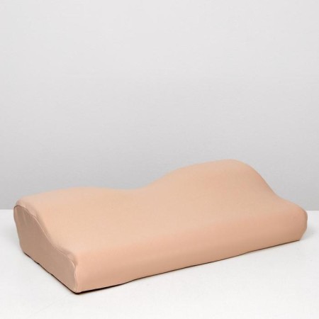 Orthopedic pillow NT PS-03, with a memory effect and a recess under the shoulder, 61.5x34 cm, rollers 13/8 cm-5