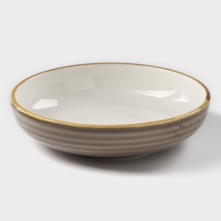 Porcelain deep Magistro "Cerera", 700 ml, d = 18.5 cm, brown color