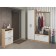 Enter hanger, 900x214x880, sonoma oak/white