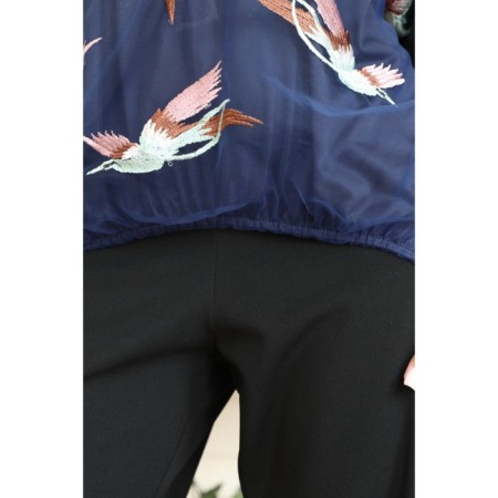 Female jumper, size 42, blue color-5