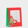 Gift package with the window "Santa Claus" 19 x 26 x 13 cm, red