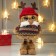 Interior doll "owl in a hat with horns and in a dress" 26x10x12 cm