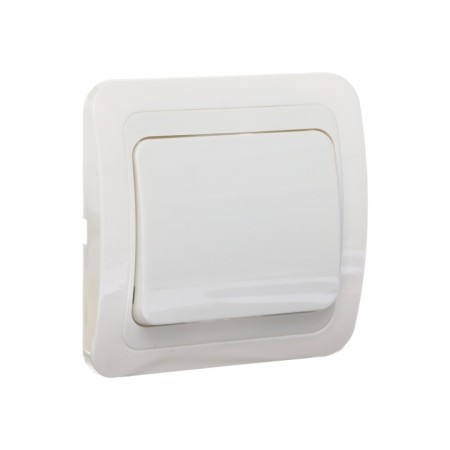 Luazon Lighting "Orion" switch, 10 A, 1 key, hidden, white-1