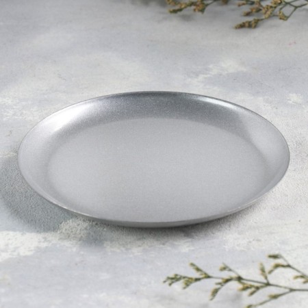 Cup "Cup 140" metal per candle, 14x14 cm, silver-1