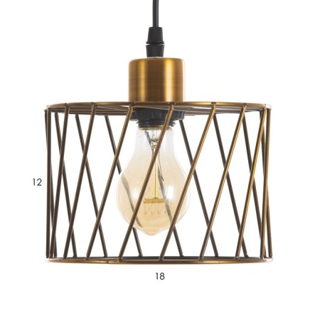 Lamp Bayerlux "Rumba" 3x E27 40W gold 18x50x12-112cm-5