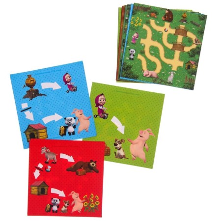 Magnetic game "Big Journey". Masha and the Bear-3