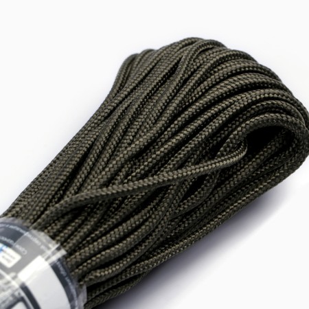 Paracord 550 "Master K." nylon, olive, d - 3.5 mm, 30 m-2