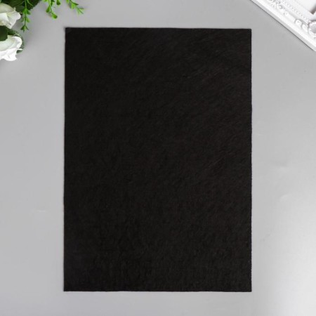 Soft felt "black" 1 mm (set of 10 sheets) A4 format format-1