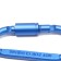 Tactical suspension carbine 81x41 mm, d-shaped, blue color