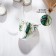 Pot for the flowers of the Kariot's share, 800 ml, white color