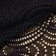Lace elastic fabric "Infinity", 180 mm × 2.7 ± 0.5 m, black color