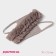 Body washcloth massage shares "Aphrodite", 70 × 7.5 cm, mokko color