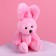Soft toy "I love!", Bunny, color mix