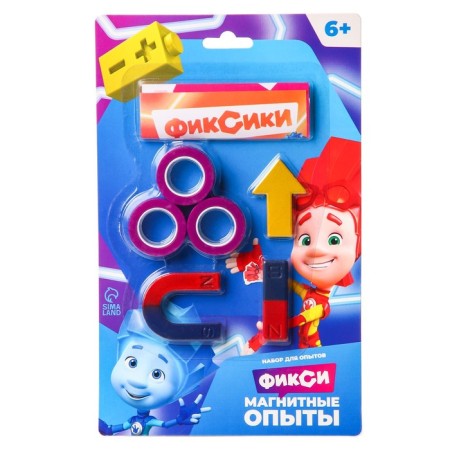 Set for experiments fixiki "magnetic experiments", with rings-5