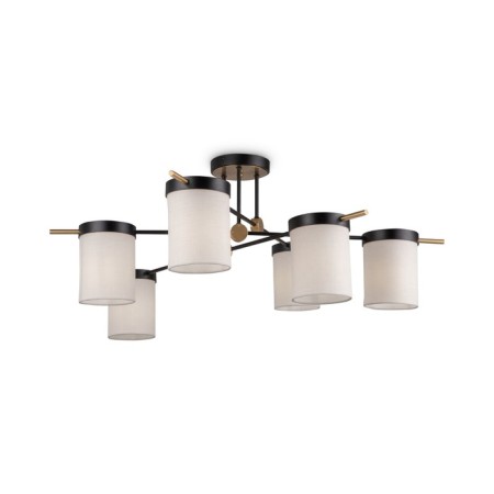 Freya FR5377CL-06B Bogy, 950x950x330 mm ceiling lamp, E14, 6x40W, black color black-2