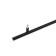 Hand -on Railing CAPPIO, Stainless. steel, d = 12 mm, m/o 224 mm, black color, packaging 500