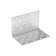 Corner Fixing equilateral tundra, 50x50x80x2 mm, in a package of 10 pcs.