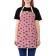 Apron kitchen with a photo print "Hearts on strips", adjustable, size OS
