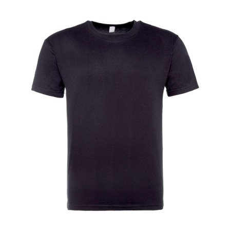 Male T-shirt Collorista, density 145g/m2, black color, size 46-48