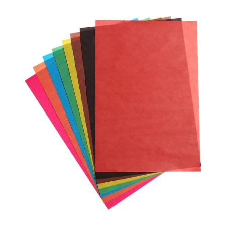 A4 Calligrata set, 8 sheets, 8 colors, moped cardboard and 8 sheets, 8 colors double -sided paper-4