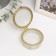Coramics Coramics Round "Wave" 6.2x6.2x3.3 cm