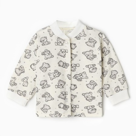 Baby nipple, gray/bears, height 56 ​​cm