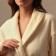 Tainted female bathrobe SL Home: Basic "Aivori", size S, 100% cotton, 420 g/m2
