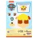 Cardboard color, A4, 15 sheets, 15 colors, coated, one -sided, in a folder, 220 g/m², puppy patrol