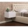 Tumbling bedside Elton No. 1 suspension, 460x320x260, white/MDF white gloss